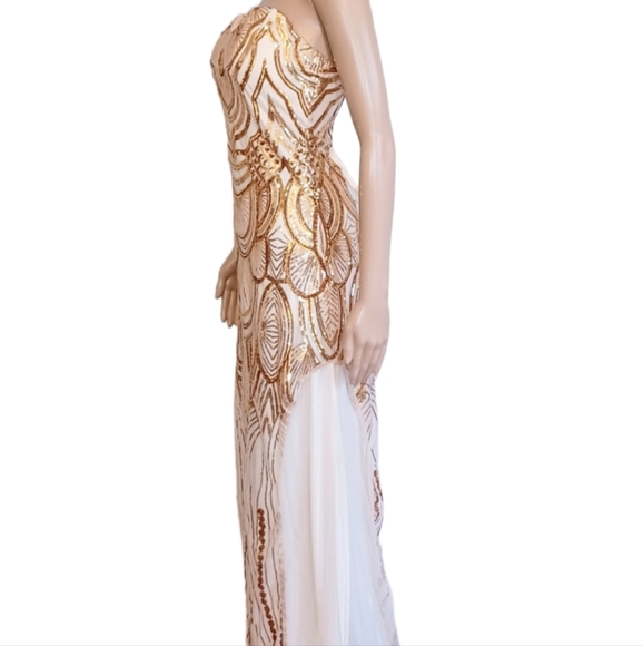 Great Gatsby Art Deco Sequined Dress - Picture 5 of 12